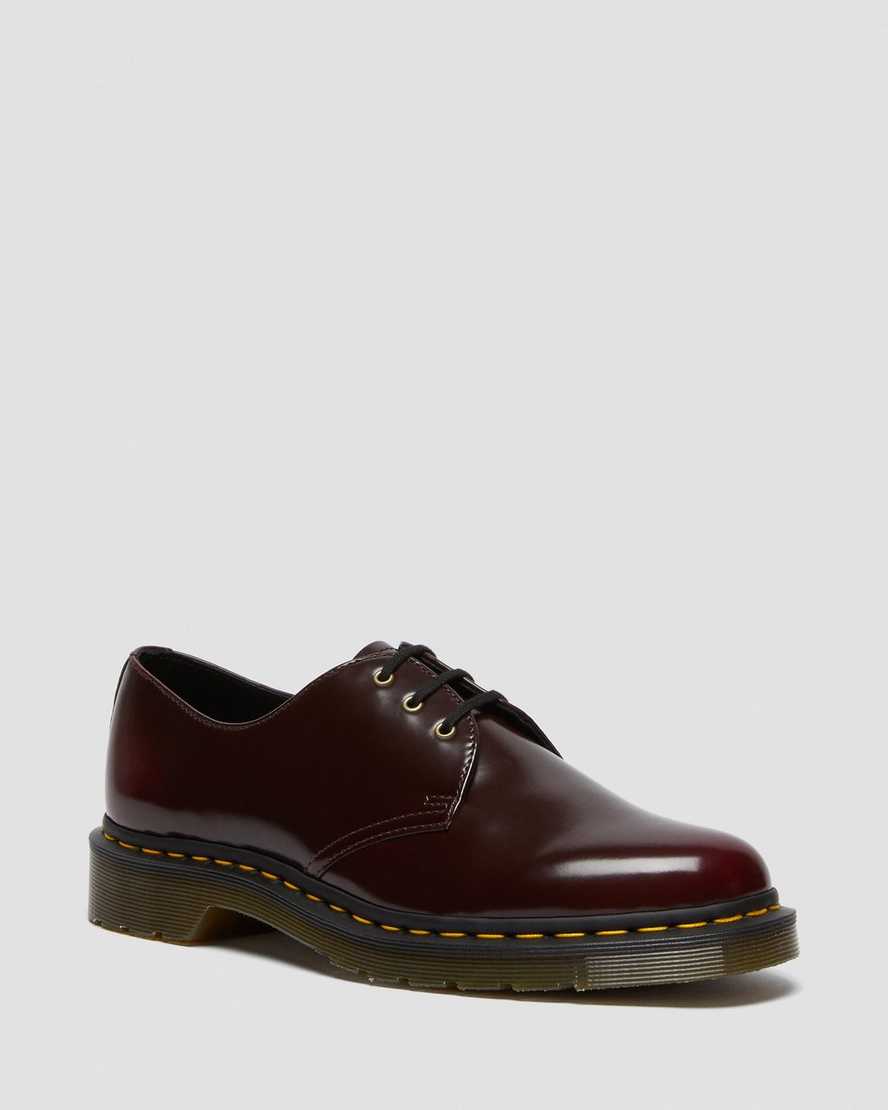 Dr. Martens Vegan 1461 Oxford Sko Dame Rød [0781RWZJE]